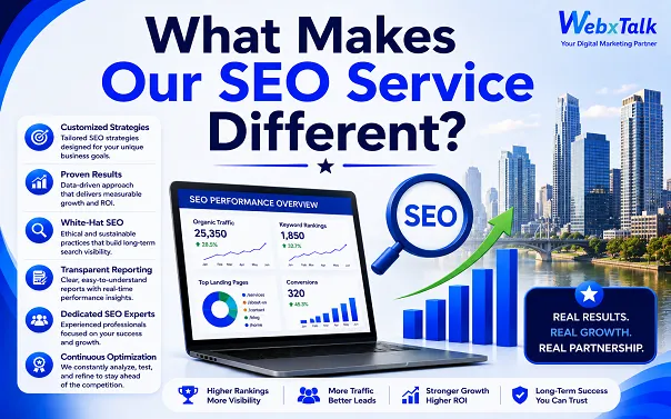 What Makes Our SEO Service Different -Webxtalk