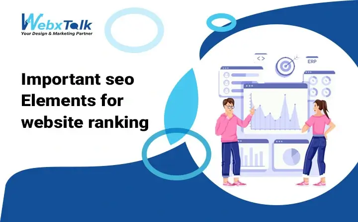 Blog banner of Important Seo Elements for website ranking