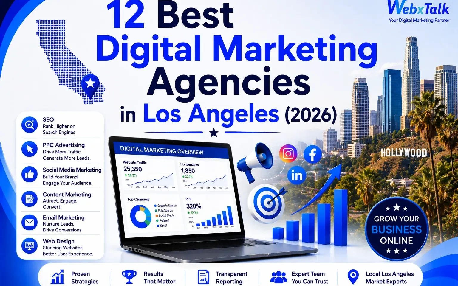 12 Best Digital Marketing Agencies in Los Angeles (2026)