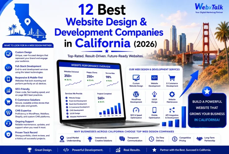 12 Best Website Design & Development Companies in California (2026)